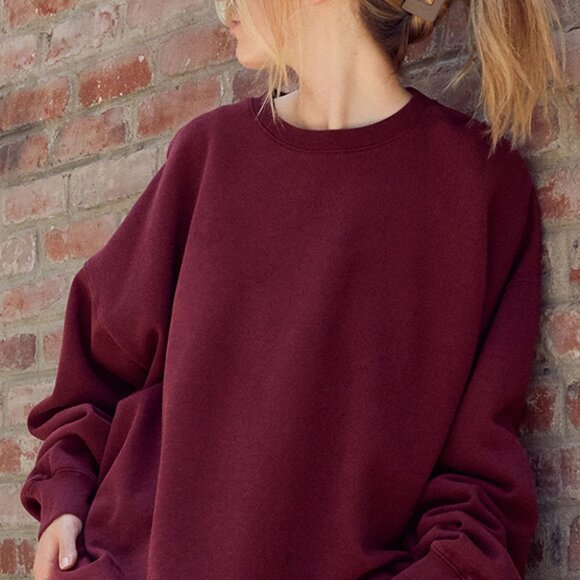 Brandy Melville Burgundy Maroon Set - Picture 2 of 3